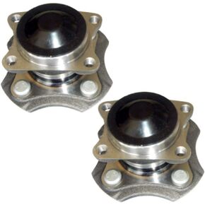 DRIVESTAR 512210 Rear Wheel Hubs & Bearing Assembly Left & Right for Toyota Echo 2000 01 02 03 04 05(4 Lug Non-ABS)(Pair)