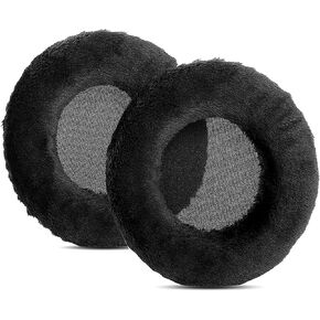 TaiZiChangQin MDR-CD770 Ear Pads Cushions Replacement Compatible with Sony MDR-CD 770 MDR-CD770 MDR CD770 Headphone (Black Velour Earpads)