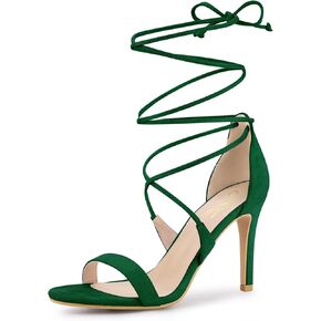 Perphy Strappy Stiletto High Heels Lace Up Sandals for Women