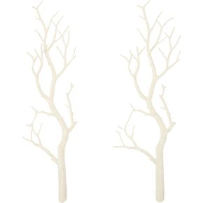 2pcs Dry Branches Branch Decoration Centerpiece Tree Branches Fake Antler Tree Branch Birch Tree Winter Vase Filler Twigs for Christmas Tree Christmas Twigs Manzanita Filling Plant