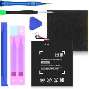 5180 mAh for HAC-003 Battery, Upgraded 5180mAh Replacement HAC-003 Battery for Nintendo Switch 2017 Game Console HAC-001 HAC-003 Battery HAC-A-BPHAT-C0 HAC-S-JP Internal HAC-003 Battery
