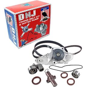 DNJ TBK285WP Timing Belt Kit with Water Pump for 2003-2017/ Acura, Honda, Saturn/Accord, Accord Crosstour, Crosstour, MDX, Odyssey, Pilot, Ridgeline, RL, TSX, Vue / 3.0L, 3.2L, 3.5L, 3.7L / SOHC