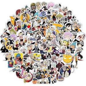 100PCs Cartoon Soul Stickers, Anime Stickers, Vinyl Decals & Stickers for Laptop, Hydro Flask, Water Bottle Stickers for Kids, Toddlers, Teens, Gift Stickers(Sou100)