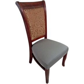 Deisy Dee Dining Chair Cover Protector Removable Washable for Hotel Dining Room Ceremony Chair Slipcovers C101 (Black)