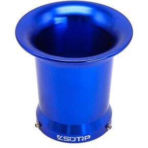 Velocity Stack Motorcycle Carburetor Air Filters Carb Funnel Trumpet 50/55/63mm Carburador Intake Wind Horn Cup CNC Aluminum Alloy for Honda Yamaha ATV Dirt Bike Quad ZSDTRP (50mm,blue,long)