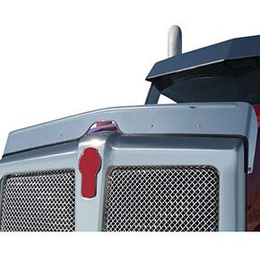 United Pacific 29109 - Hood Deflector - Stainless Bug Deflector For 2014+ Kenworth T880