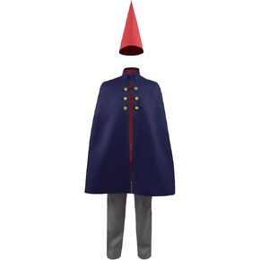Over The Garden Wall Cosplay Costume Wirt Mantle Cape Cloak Uniform Outfits Halloween Full Set Suit for Men