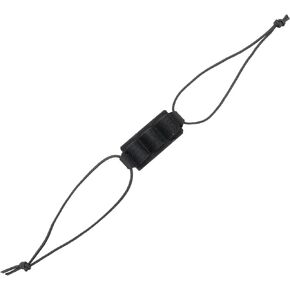 IDOGEAR Battery Storage Holder Cable Organizer with Side Rope 3 Elastic Loops Hook Backed Fastener for Tactical Helmet Equipment(1pc)