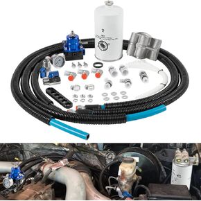 For Ford 7.3L Powerstroke Fuel Filter Bowl Regulated Return Kit OBS Compatible with 1994-1997 Ford F250 F350 E350 Replace # 33405, 3405
