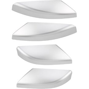 AUTOKAY Roof Luggage Cargo Rail Rack End Cap Protection Cover Shell Trim Set of 4 for Toyota 4Runner 2003-2009, Silver