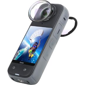SEASKY X4 Premium Lens Guards for Insta360 X4 Camera Accessories Scratch-resistant Optical coated High transparency tempered glass Lens anti-scratch protectors Knob Mount