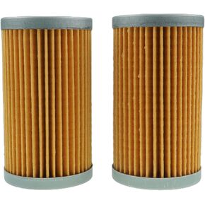 2X Fuel Filter 129100-55650 15521-43160 19244-87110 Compatible with Yanmar FX42 F46D FX285 FX305 FX335 YM187 YM276 YM276D Engine 3TN82E 3TN82TE 4TN84TE 4TNE84