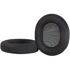 Replacement Arctis 7 Ear Cushions for SteelSeries Arctis 7 5 3 Soft Ear Pads with Noise Isolation Foam Sponge Cover Compatible with SteelSeries 7 5 3 Wireless Gaming Headset (Black)