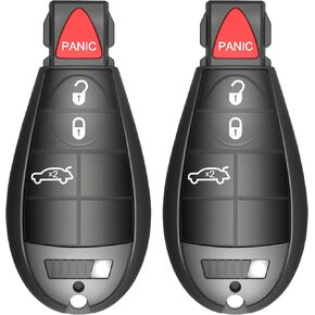 Key Fob 4-Button Fit for 2008-2011 Chrysler 300/2008-2013 Dodge Durango 2008-2014 Dodge Grand Caravan 2009-2013 Dodge Journey 2008-2012 Dodge Charger 2008-2014 Dodge Challenger M3N5WY783X,IYZ-C01C