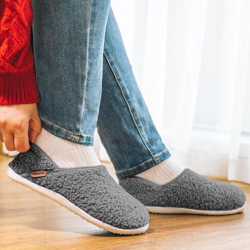 شبشب منزل طويل للنساء من LongBay مريح ودافئ مصنوع من الصوف سهل الارتداء في المنزل للاستخدام الداخلي والخارجي in Kuwait