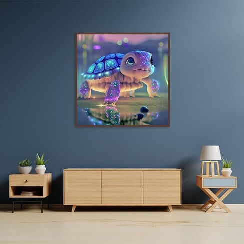 BOHADIY Sea Turtle Diamond Painting Kits for Adults-Sea Turtle Diamond Art Kits Sea Turtle Gem Art Kits for Adults 5D Full Drill Diamond Dots Gem Art and Home Decor 12x12 inch in Saudi Arabia