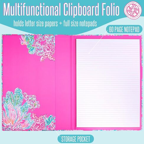 Lilly Pulitzer Clipboard Folio Golden Hour One Size in Saudi Arabia
