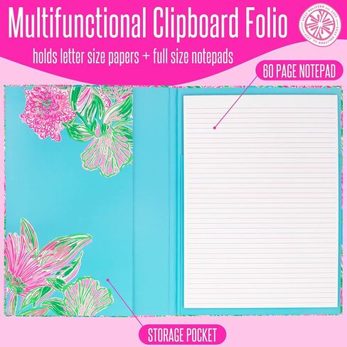 Lilly Pulitzer Clipboard Folio Golden Hour One Size in Saudi Arabia