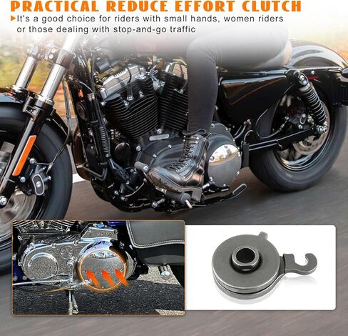 Motorcycle Sportster Power Clutch Release Ramp Easy Lever Pull Kit Reduced Effort Clutch Ramps Fit for 1994-2022 Harley Sportster XL Models and Buell with Mechanical Clutch in Kuwait