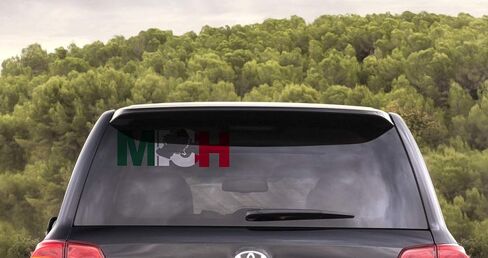 x2 MICH Sticker Michoacan Decal Mexico Letters Car Truck Window Laptop Map Vinyl Bumper Estado Wall (Michoacan, 2.9 x 9 in) in Saudi Arabia