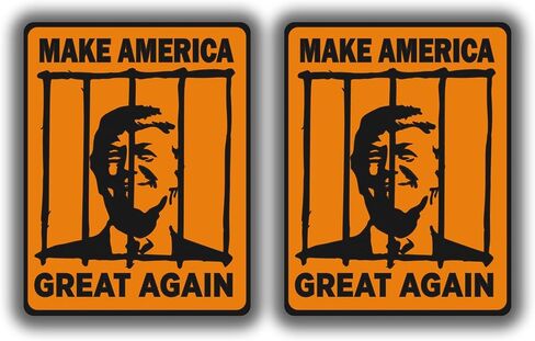 ملصق مضاد لترامب قفله يجعل أمريكا رائعة مرة أخرى لسيارة فينيل لاصقة لنافذة الشاحنة ومصد السيارة مقاس 4.5 × 3.25 بوصة. مجموعة من 2 in Kuwait