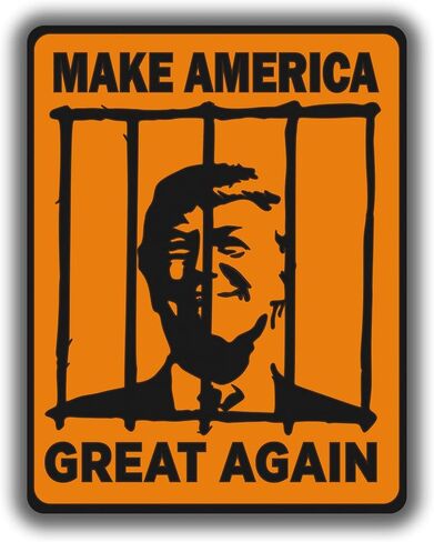 ملصق مضاد لترامب قفله يجعل أمريكا رائعة مرة أخرى لسيارة فينيل لاصقة لنافذة الشاحنة ومصد السيارة مقاس 4.5 × 3.25 بوصة. مجموعة من 2 in Kuwait
