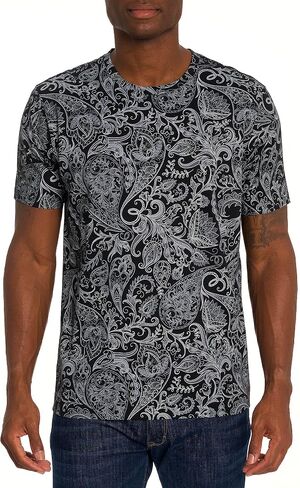 Robert Graham Men's Swanson S/S Knit Tshirt in Saudi Arabia