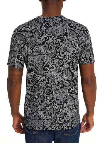 Robert Graham Men's Swanson S/S Knit Tshirt in Saudi Arabia