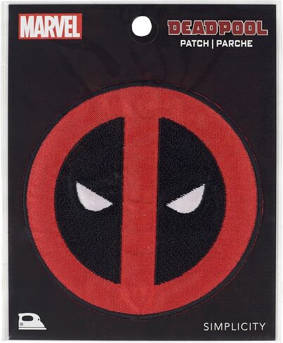 Simplicity Marvel Black Panther Applique Iron-on Patch for Clothing, Jackets, and Backpacks, 3.25" W x 3.5" H in Saudi Arabia