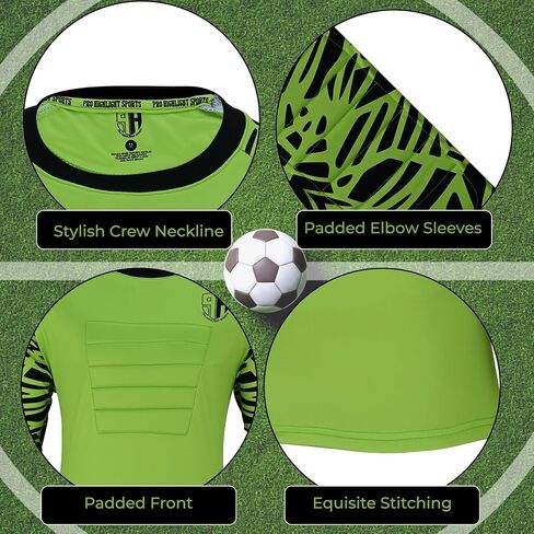 Soccer Goalie Jersey for Kids, Adults, Youth Goalkeeper Jersey Soccer Goalie Shirt, Padded Chest, Goalkeeper Goalie Jersey in Saudi Arabia