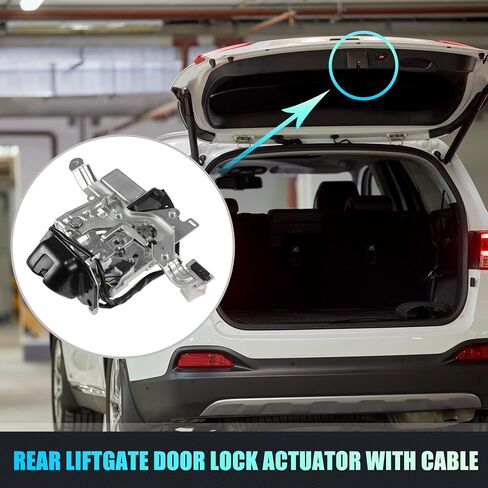 X AUTOHAUX Replacement Rear Liftgate Door Lock Actuator with Cable for INFINITI FX50 2009-2013 for Nissan Rogue 2017-2020 for Nissan Murano 2016-2018 Tailgate Latch Assembly No.905006FL0A in Saudi Arabia
