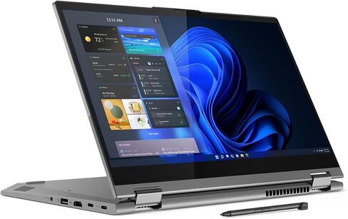 Lenovo ThinkBook 14s Yoga G3 IRU 21JG001FUS 14" Touchscreen Convertible 2 in 1 Notebook - Full HD - 1920 x 1080 - Intel Core i7 13th Gen i7-1355U Deca-core (10 Core) - 16 GB Total RAM - 8 GB On-board in Saudi Arabia