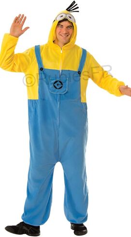Rubies mens Despicable Me 3 Minion Adult Costume Onesie in Saudi Arabia