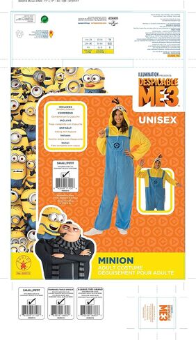 Rubies mens Despicable Me 3 Minion Adult Costume Onesie in Saudi Arabia