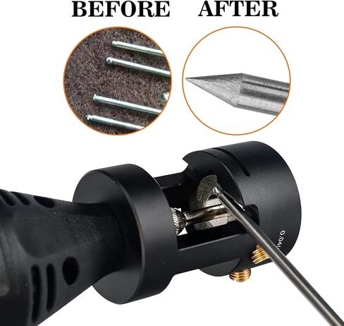 3mirrors ALUMINUM Tungsten Electrode Sharpener Grinder TIG Welding Tool Single Column Open Design w/Cut-Off Slot Multi-Angle &Offsets, Horizontal Hole, 4 Screw Holes &2X CNC Mandrel &5X 25mm Wheels in Saudi Arabia