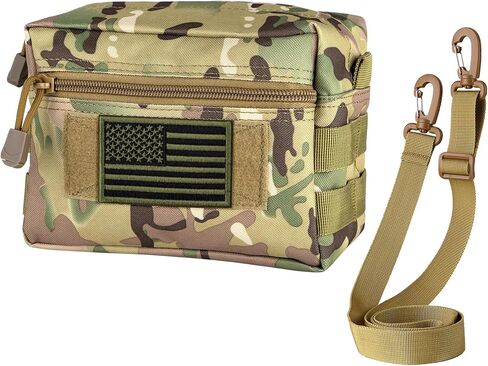 حقيبة bvya Molle - حقيبة إدارية تكتيكية مدمجة مقاومة للماء EDC متعددة الأغراض، حقيبة تروس الأدوات المساعدة in Kuwait