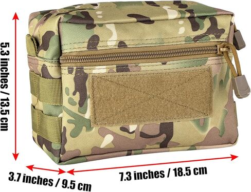 حقيبة bvya Molle - حقيبة إدارية تكتيكية مدمجة مقاومة للماء EDC متعددة الأغراض، حقيبة تروس الأدوات المساعدة in Kuwait