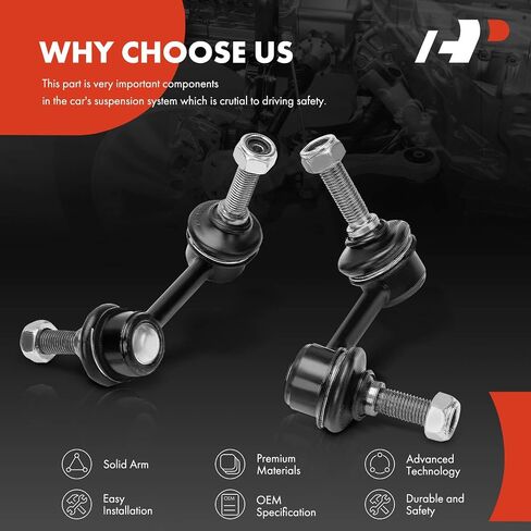 A-Premium 2 X Front Sway Bar Links Bar Bar Rinks ، متوافقة مع لكزس IS200T 2016-2017 ، IS300 2018-2021 ، IS350 2018-2023 ، GS350 2013-2020 ، GS200T ، GS300 ، GS450H ، RC350 ، RC200T ، RC300 ، RC300 in Saudi Arabia