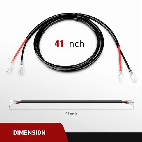 3 Feet Wire Extension Play and Plug 16 Gauge Wiring Harness Extension for Off Road LED Work Light Bar 3 Year Warranty in Kuwait