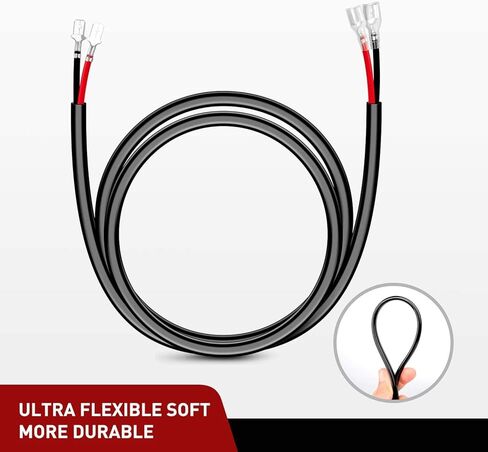 3 Feet Wire Extension Play and Plug 16 Gauge Wiring Harness Extension for Off Road LED Work Light Bar 3 Year Warranty in Kuwait