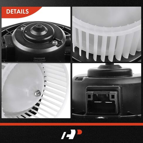 مجموعة محرك منفاخ سخان HVAC A-Premium متوافقة مع مركبات Acura وHonda - TL 2004-2008، Accord 2003-2007 - الجانب الأمامي، استبدال # 79310SDNA01، 79310SEPA02 in Saudi Arabia