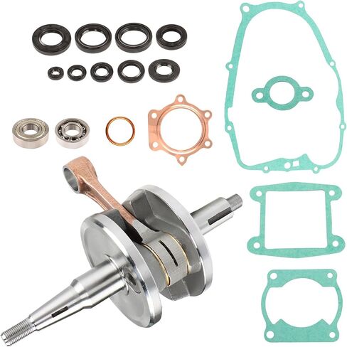 37F-11400-00-00 Crankshaft Main Bearing Oil Seal Kit Gaskets Replacement for Yamaha Blaster 200 YFS200 1988-2006 in Saudi Arabia