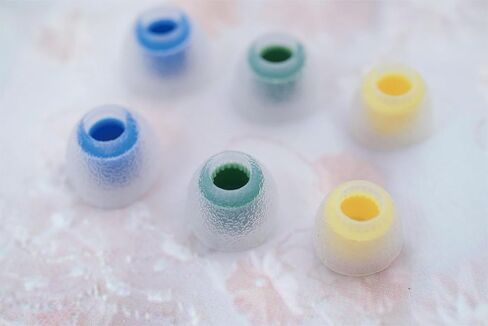 Tang SanCai Earbud Tips، أطراف أذن متقدمة لسماعات الرأس في الأذن، ملمس غير لامع، أخاديد أسنان مستقيمة من السيليكون IEM سماعات أذن لسماعات KZ ZST ZS10 PRO ZSN PRO X (Tang SANCAI) in Kuwait