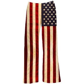 BRIEF INSANITY American Flag Pajamas Pants for Men and Women | Patriotic Pajama Bottoms - Loungewear Pants