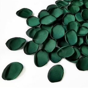 Rikyo Black Rose Petals Bulk 200pcs,Soft Throwing Petals,Vase Filling 45 mm Silk Flower Petals Girl Scatter Petals for Wedding Aisle Cake Table Buffet Table Aisle Scatter Petals- Burned Edge