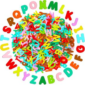 SEPGLITTER Alphabet Letters Foam Stickers, 600Pcs Colorful Self-Adhesive A-Z Alphabet Letters Foam Stickers for Kids DIY Classroom Craft Birthday Party Decorations