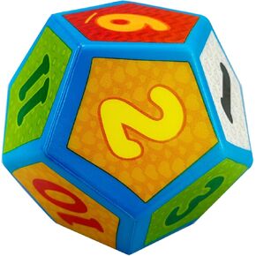 1 PC 12 Sided Game Dice 4.7 Inches Foam Playing Dodecahedrons Dice Kids Board Game Educational Toy for Table Games,to Get Your Lucky Numbers!