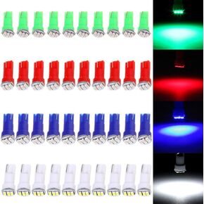 cciyu 40 Pack T5 3-3014-SMD Instrument Dashboard LED Light Bulbs 17 37 73 2721 74 Car