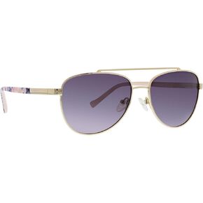 Vera Bradley Women's Polarized Alexandria Aviator Sunglass