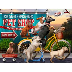 Ceaco - Off to The Market - 500 Piece Jigsaw Puzzle